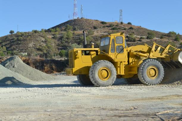 istock Caterpillar tractor working in the countryside 1433569196