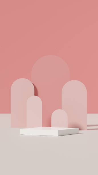 istock 3D rendering of an empty podium for product display 1433574302