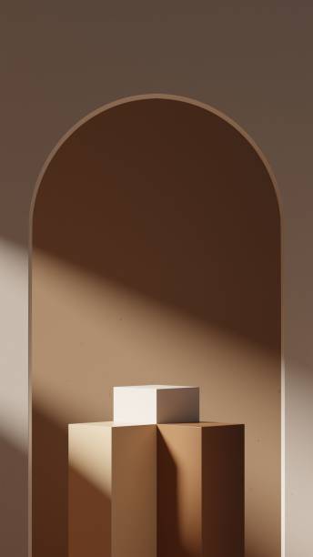 istock 3D rendering of an empty podium for product display 1433574308