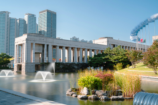 Seoul, Korea - October 12, 2022 : Yongsan War Memorial of Korea