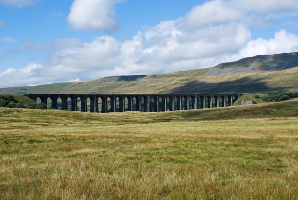 istock Ribblehead Viaduct (Batty Moss Viaduct) that carries the  railway, panorama 1433575957
