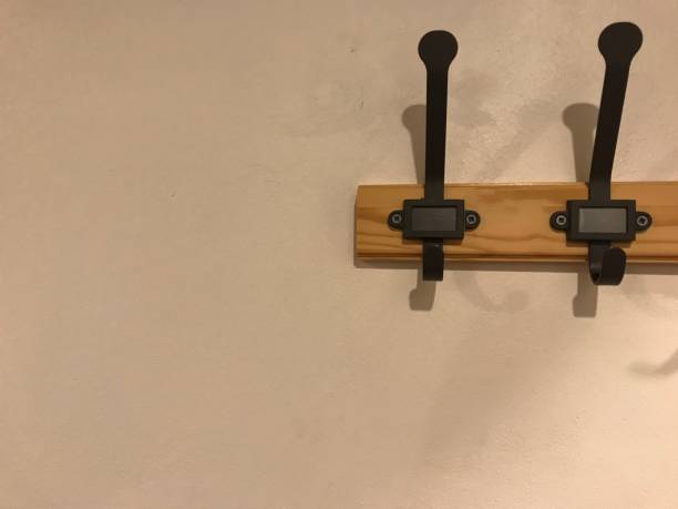 istock Coat hanger or Hanging wall hocks 1433580256