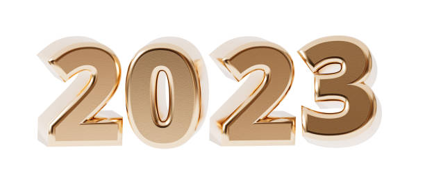 istock Golden 2023 numbers on transparent background, 3d render 1433592073