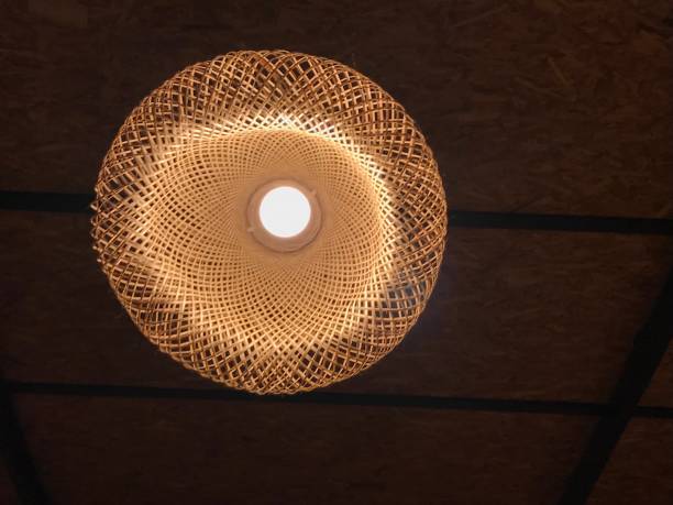istock Wooden craft hanging lamp 1433594745