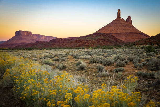 istock Scenic drive in Castle Valley, Utah 1433595461