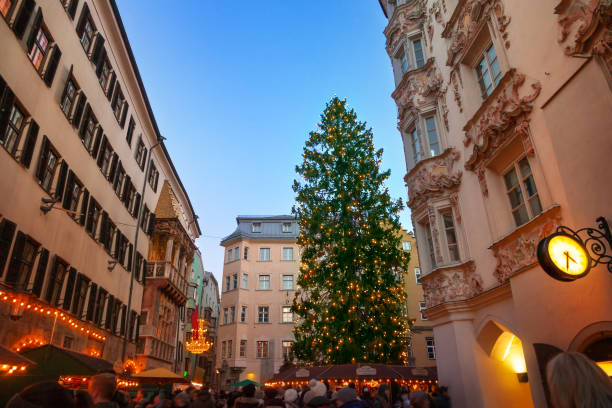 istock Christmas tree in Innsbruck 1433604030
