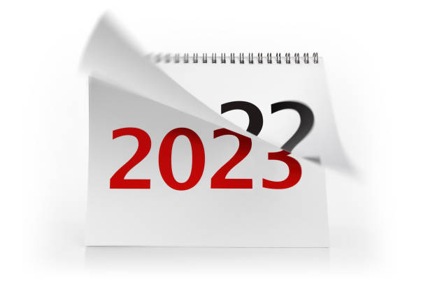istock Calendar with the old and new year 2023 1433607388