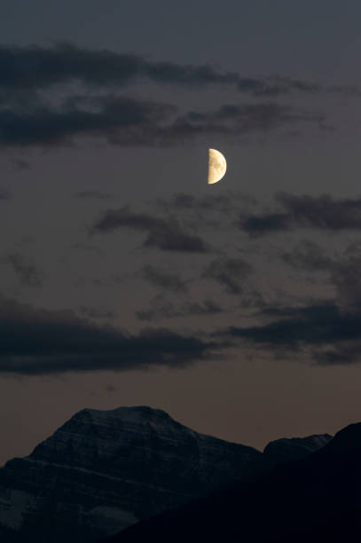 istock moonlight with a bit of clouds and the rocky mountains 1433607995