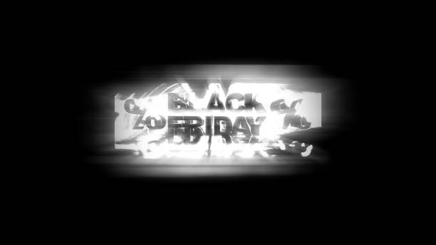 istock Restrained elegance banner for sales on Black Friday. Rectangular banner. Sale poster of black friday. Design home page sliders for black friday sales on red background. 3d illustration 1433614655