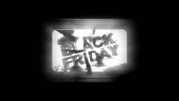 istock Restrained elegance banner for sales on Black Friday. Rectangular banner. Sale poster of black friday. Design home page sliders for black friday sales on red background. 3d illustration 1433614657
