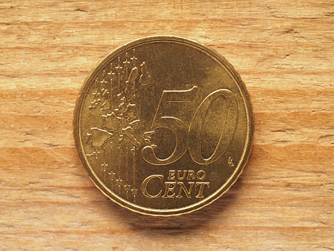 fifty cent coin common side, currency of the European Union