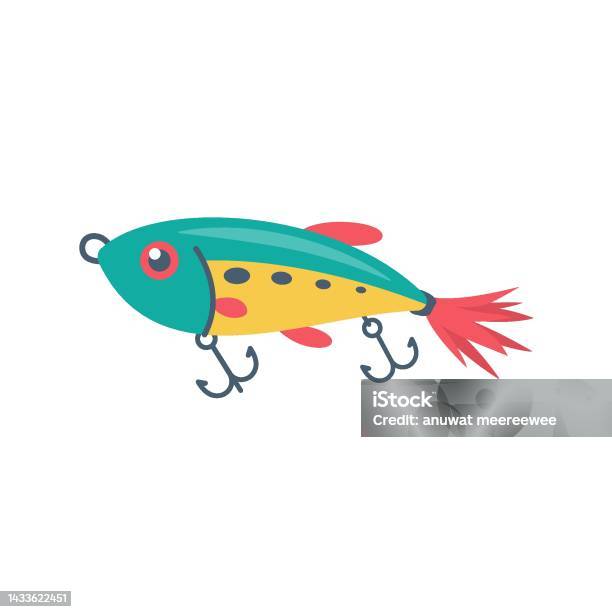 Fishing Lures Stock Illustration - Download Image Now - Fishing Hook,  Fishing, Fishing Industry - iStock