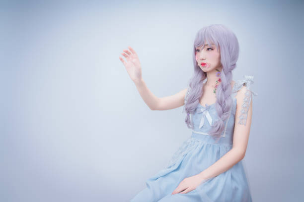 Beautiful Fairy isolated on white, 3d render.