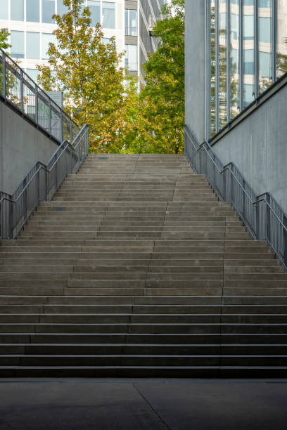 istock Stairs leading to the sunken square 1433630920