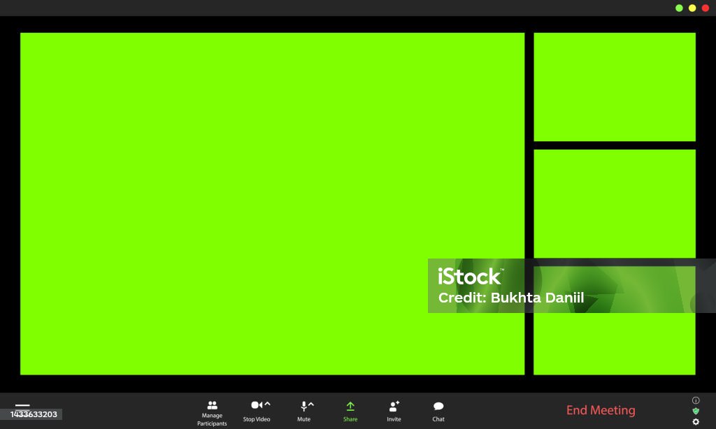 Video Call Window Frame Video Conference User Interface Video Call Window Overlay Stock ...