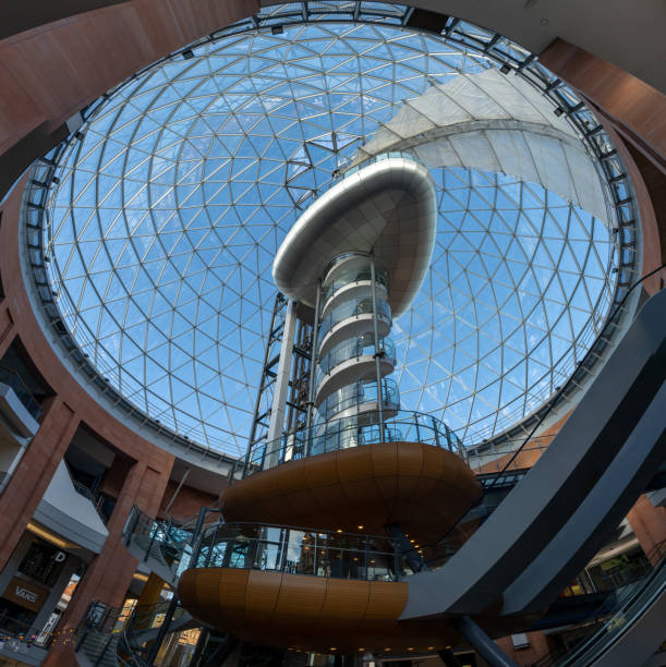 Belfast, UK. 12 August 2022. The Dome above a shopping centre in Belfast