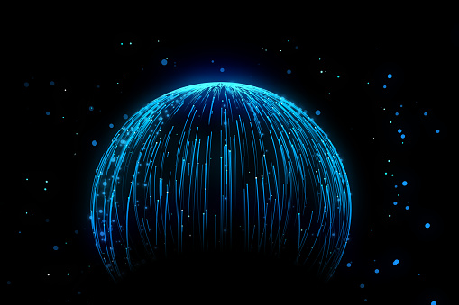 Particle ball with a sense of technology