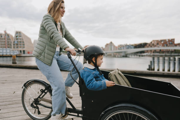 istock Cargo bike ride with my mom 1433641264