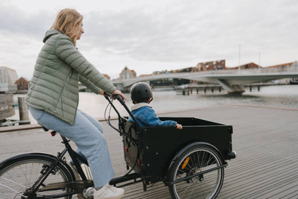 istock Cargo bike ride with my mom 1433642079