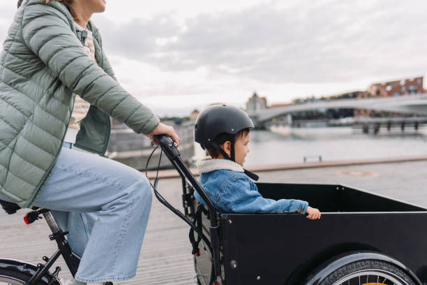 istock Cargo bike ride with my mom 1433642109