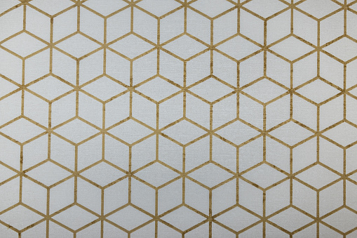 Wallcovering background texture with geometric ornament. Seamless pattern.