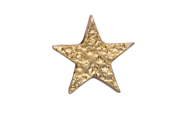 istock Christmas tree stars decorations isolated on white background. 1433648866