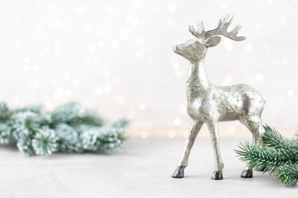 istock Christmas background with christmas decor, front view with copy space. 1433649847