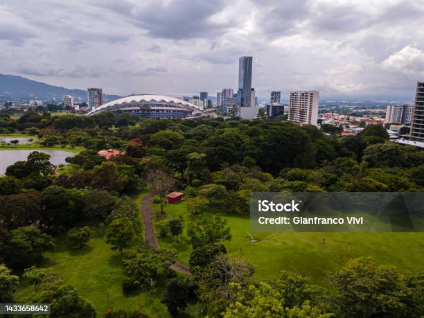 Beautiful Aerial View Of The Sabana Metropolitan Park In The Center Of San José Costa Rica Stock Photo - Download Image Now