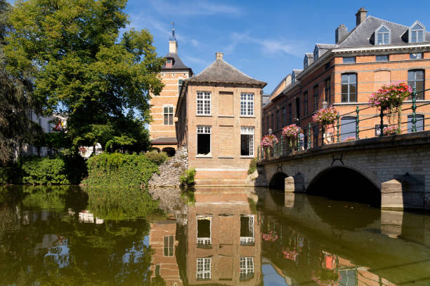 istock Bridge over a canal in Lier 1433660008