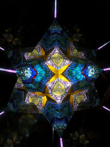 kaleidoscope abstract starshape