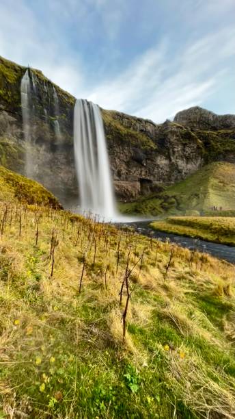 istock Beautiful waterfall in Iceland 1433671423