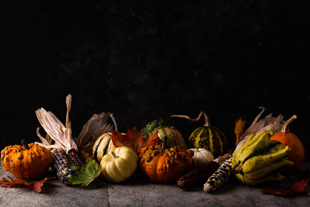 istock Autumn still life with pumpkin 1433672358