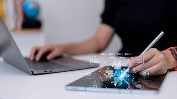 istock Digital transformation technology strategy, IoT, internet of things. transformation of ideas and the adoption of technology in business in the digital age, enhancing global business capabilities. Ai 1433700843