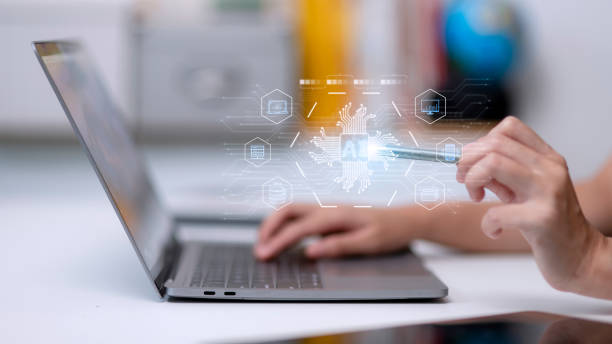 istock Digital transformation technology strategy, IoT, internet of things. transformation of ideas and the adoption of technology in business in the digital age, enhancing global business capabilities. Ai 1433700846