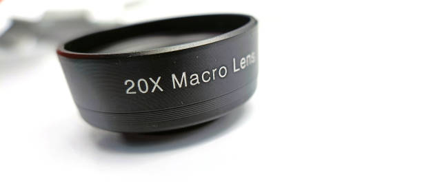 An additional macro lens for smartphone,macro shot