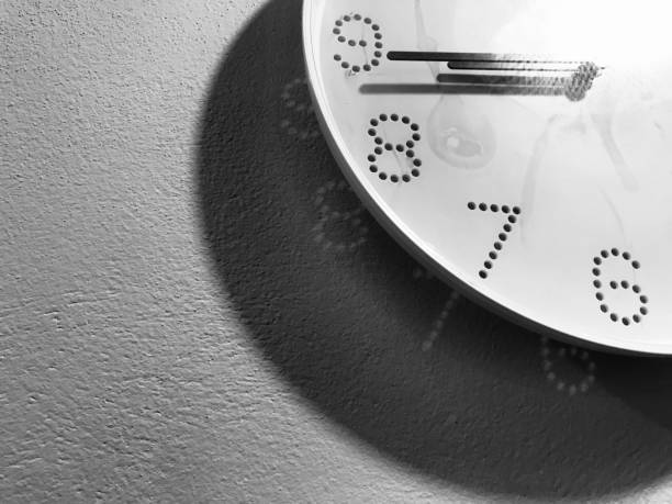 Part of clock on the wall