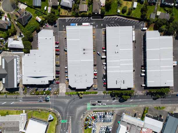 istock Top view industrial estate. 1433726456