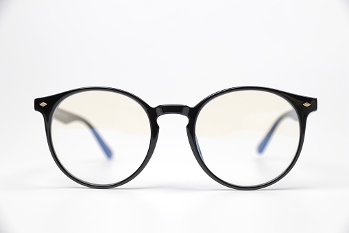 Gafas en blanco, montura de gafas photo