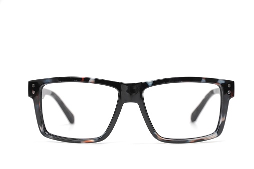 Eyeglasses frame isolated on white background