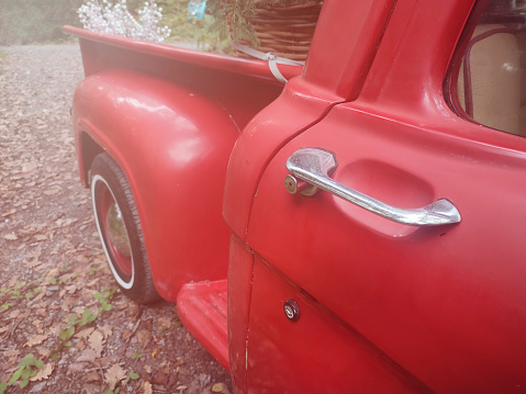 old pickup truck door handle