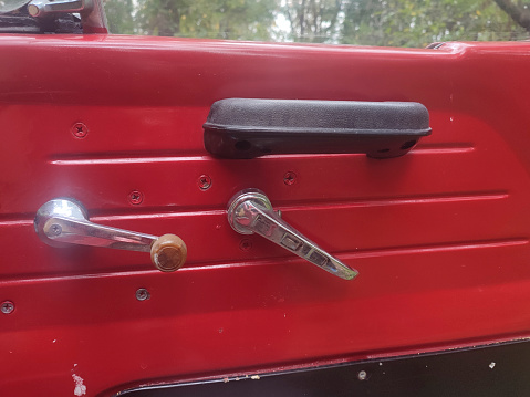 old pickup truck door handle