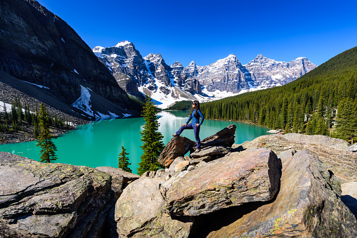 Peaks and forest of Indian Peaks Wilderness Area, Colorado.