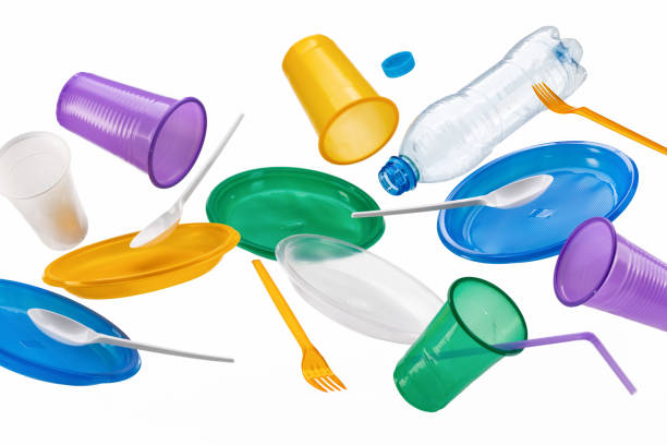 istock A set of colorful plastic picnic utensils. 1433764016