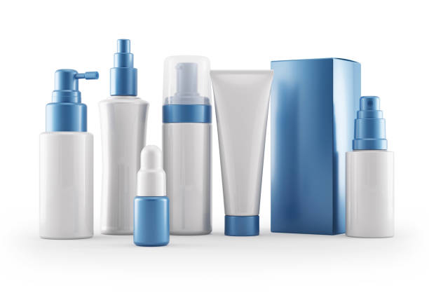 istock Mock-up of cosmetic package isolated on white 1433764157