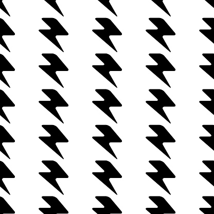 Flash Pattern Icon Flash Graphic Element Seamless Background Thunder Modern Cover Pattern ...