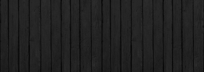 black hardwood fence boarding background