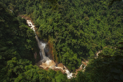 Hauna Rock Waterfall in Khao Yai National Park, Thailand