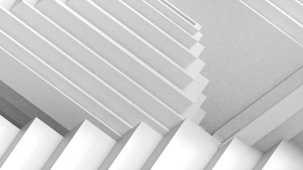 istock Abstract Background. Futuristic Creative and Business concept for Innovation and internet connection on white. copy space, Protection, Development, banner, website -3d Rendering 1433770189