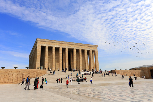 Anitkabir is the mausoleum of the founder of Turkish Republic, Mustafa Kemal Ataturk. Anitkabir is one of the historic places that Turkish people visit frequently