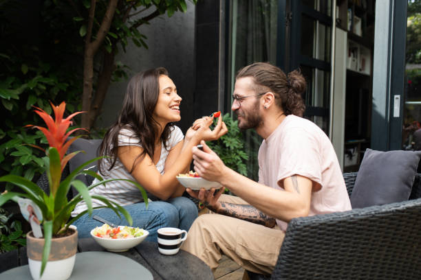 istock Happy couple spends time together 1433781817